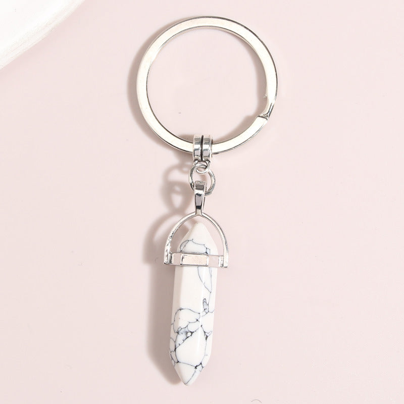 Wholesale 10PCS  Crystal Colorful Hexagon Key